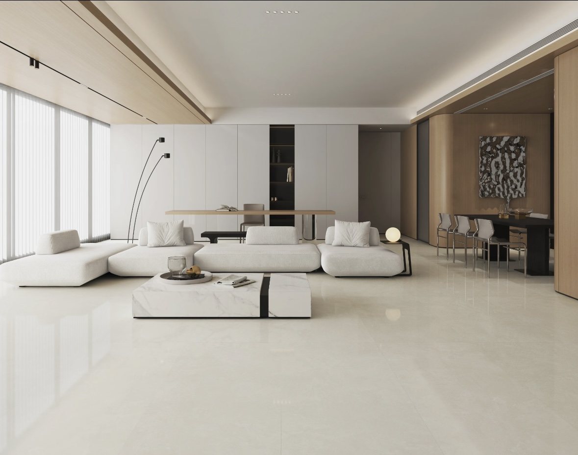 EcoMarble Gardenia used in a completed project in China