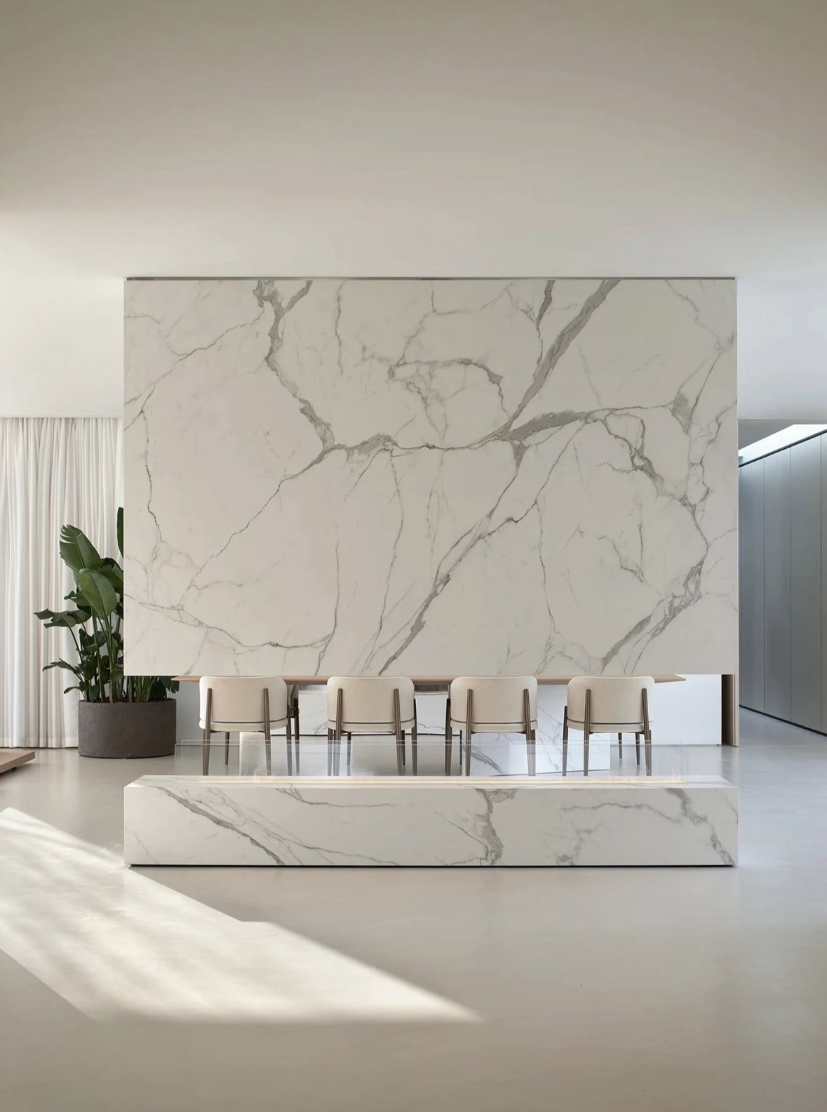 EcoMarble New Calacatta used in a completed project in China